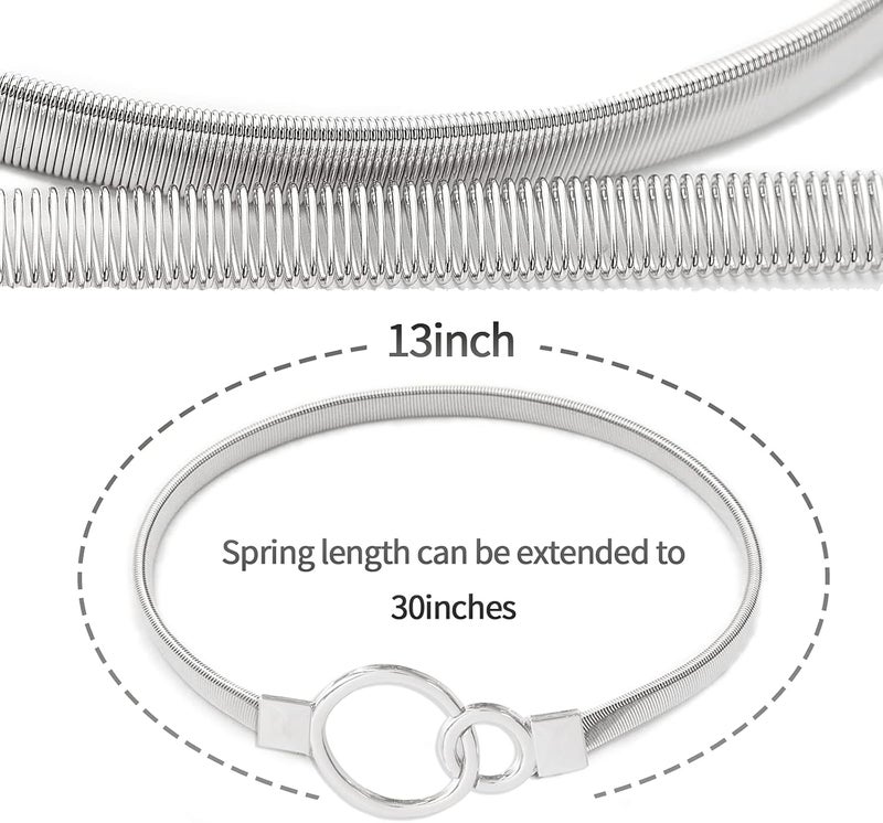 LLPMutu 4Pack Curtain Tiebacks Aluminum Alloy Spring Design Curtain Holdback Leaf Carving Design Curtain Ties for Drapes Curtain Ties Backs Curtain Modern Simple Style Curtain Holdback Decor (Sliver Ring) - Image 2
